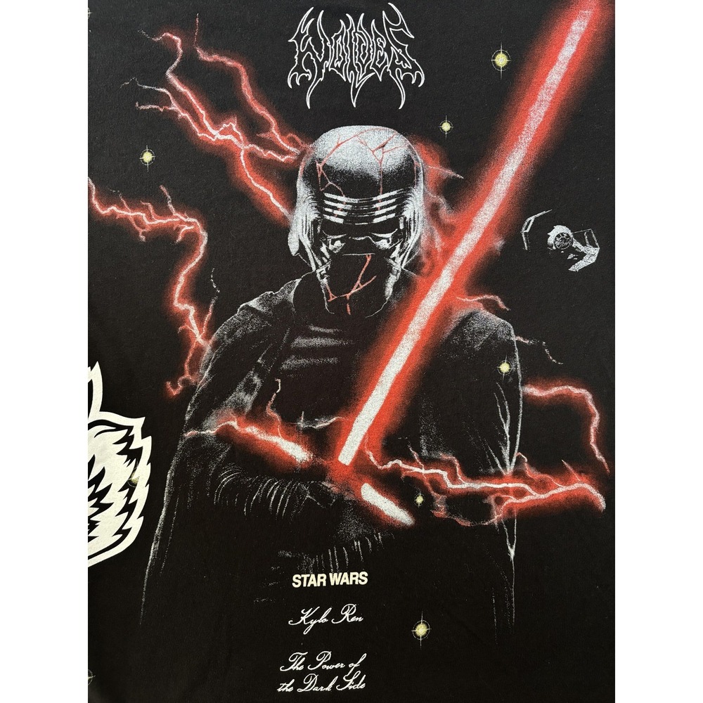 Darc Sport X Star Wars Shirt Men Medium Black Kylo Ren‎ Wolves Graphic Tee Lucas